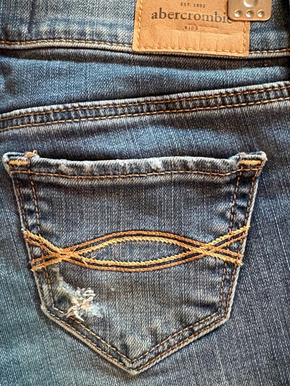 Abercrombie Jean shorts girls size 12